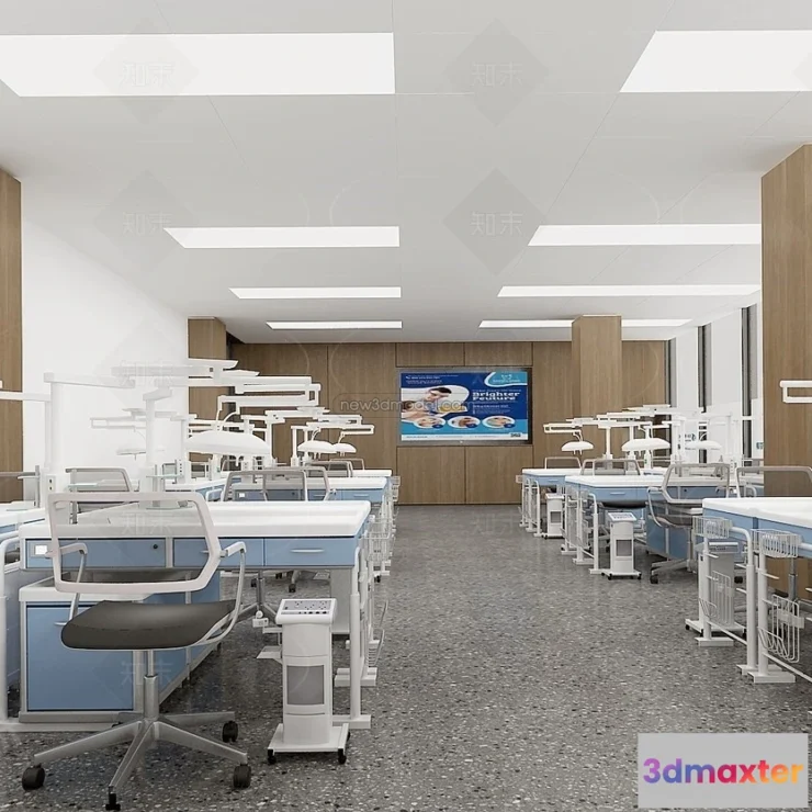 1580844 - Interior 3D Model of Laboratory - 3D Scene - 109 3D Max