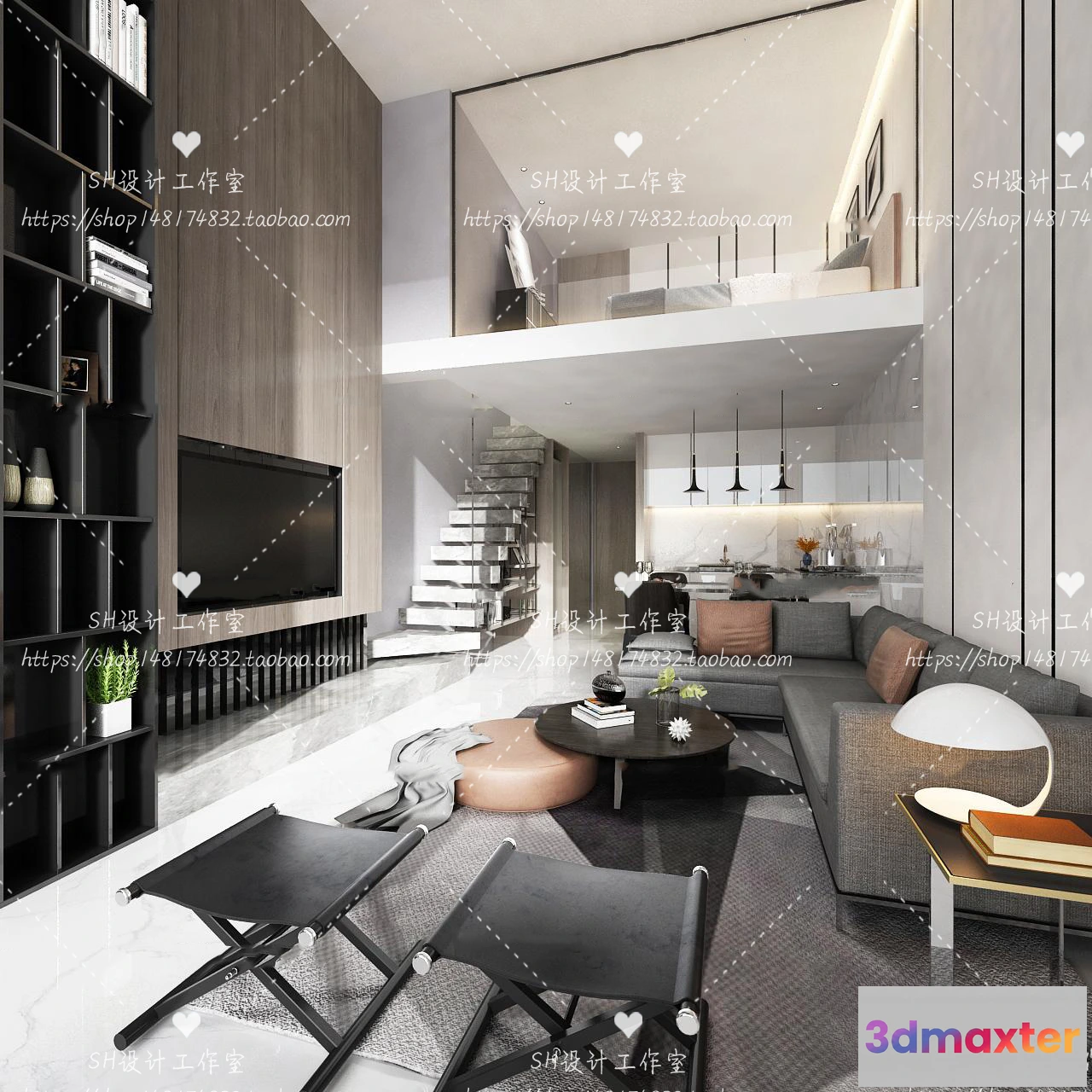 1118788 - LOFT APARTMENT 3D SCENES - VRAY RENDER - 06
