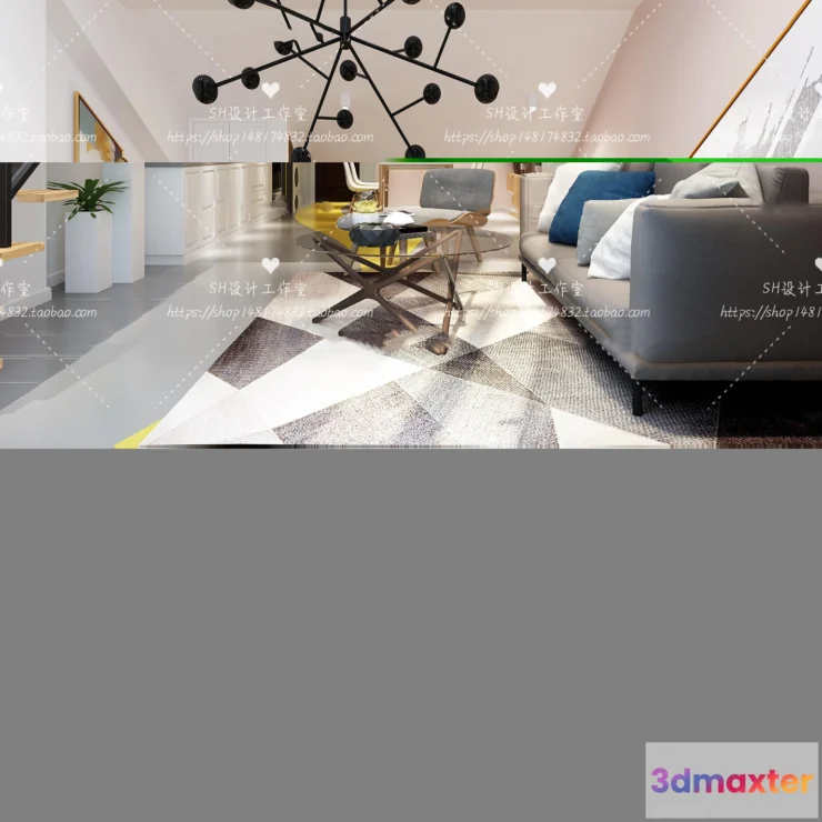 1118802 - LOFT APARTMENT 3D SCENES - VRAY RENDER - 13