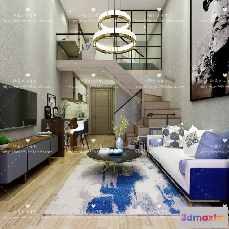 1118826 - LOFT APARTMENT 3D SCENES - VRAY RENDER - 25