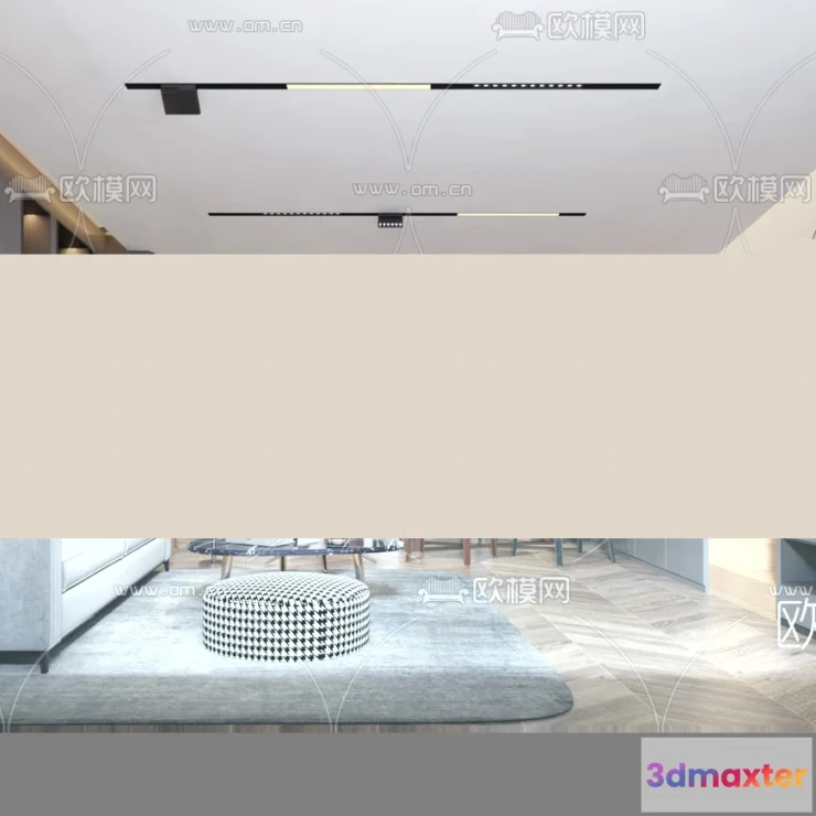 1238044 - 3D SCENES - APARTMENT - VRAY  CORONA - 3D MODEL - 146