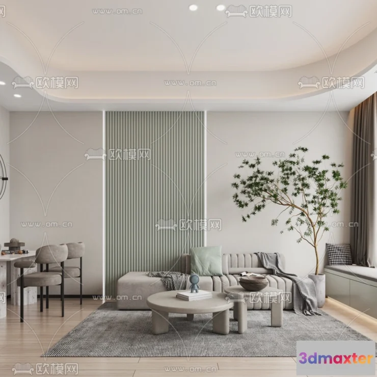 1238046 - 3D SCENES - APARTMENT - VRAY  CORONA - 3D MODEL - 147