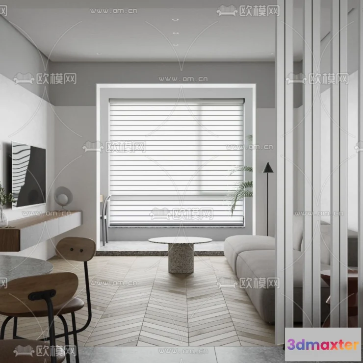 1238080 - 3D SCENES - APARTMENT - VRAY  CORONA - 3D MODEL - 164