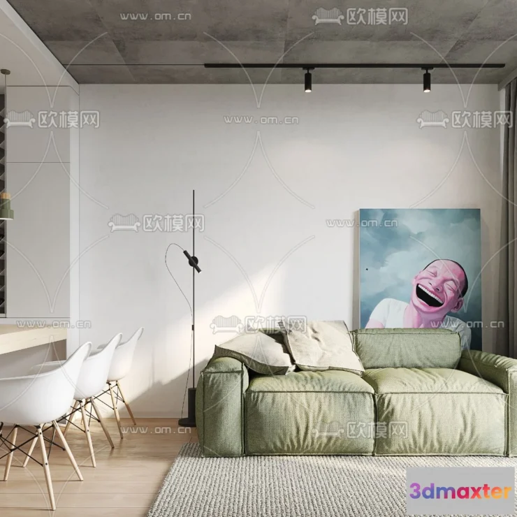 1238122 - 3D SCENES - APARTMENT - CORONA - 3D MODEL - 185