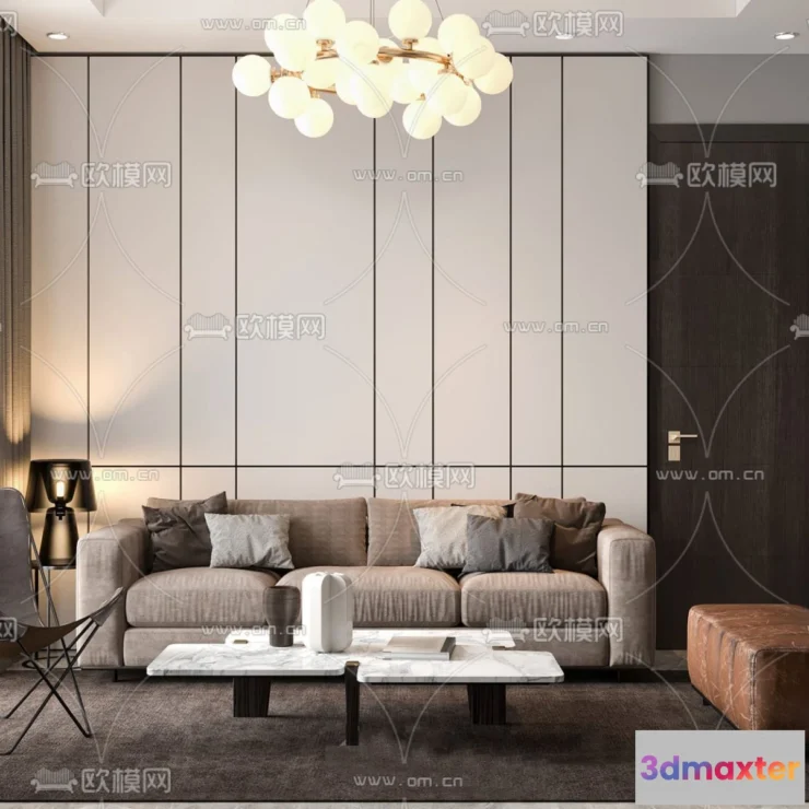 1238142 - 3D SCENES - APARTMENT - CORONA - 3D MODEL - 195