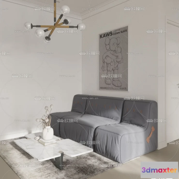 1238146 - 3D SCENES - APARTMENT - CORONA - 3D MODEL - 197