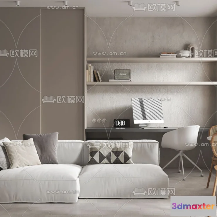 1238158 - 3D SCENES - APARTMENT - VRAY  CORONA - 3D MODEL - 203