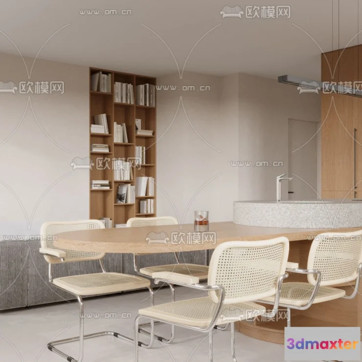 1238168 - 3D SCENES - APARTMENT - CORONA - 3D MODEL - 208