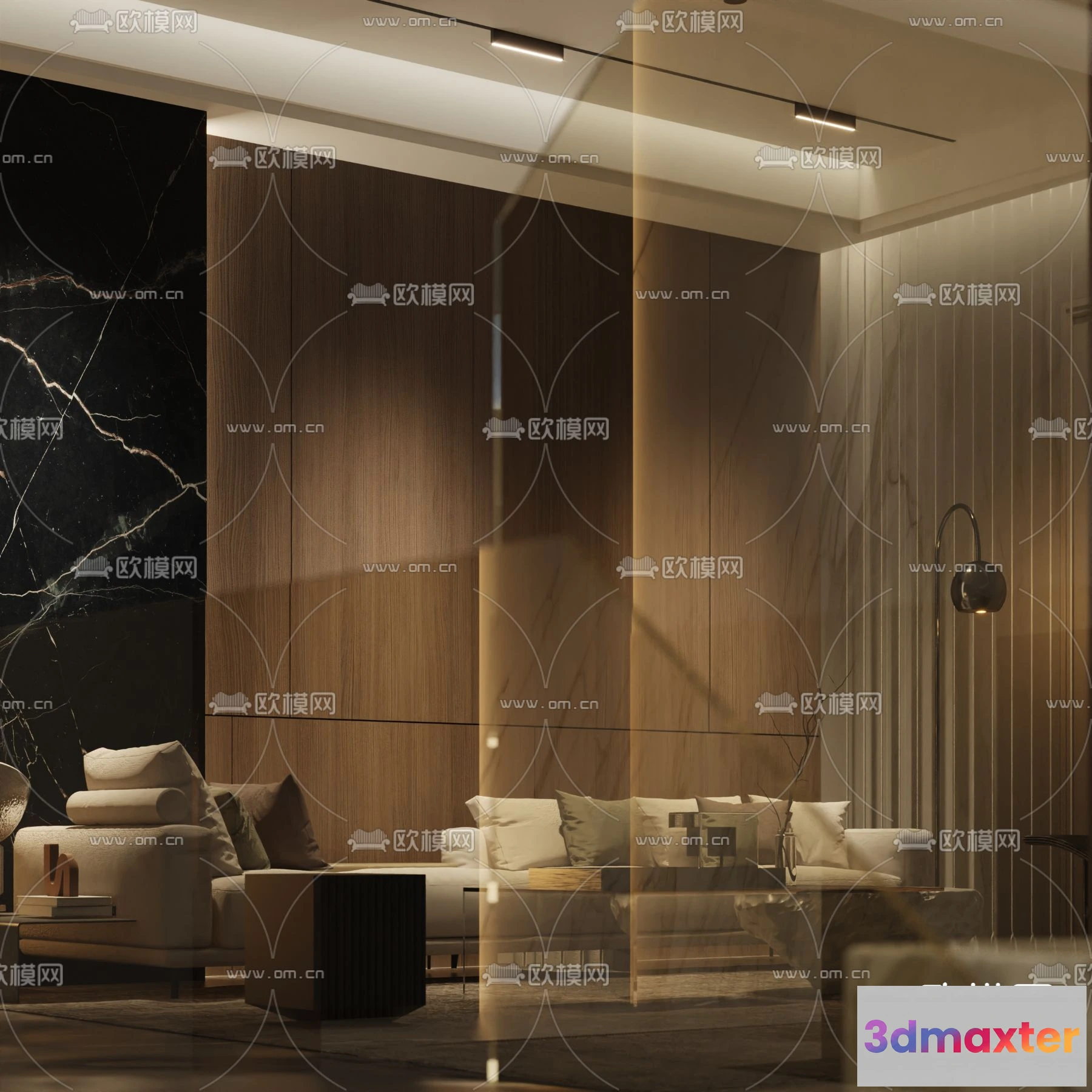 1238182 - 3D SCENES - APARTMENT - VRAY  CORONA - 3D MODEL - 215