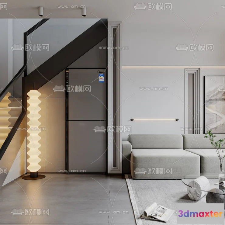 1238200 - 3D SCENES - APARTMENT - VRAY  CORONA - 3D MODEL - 224