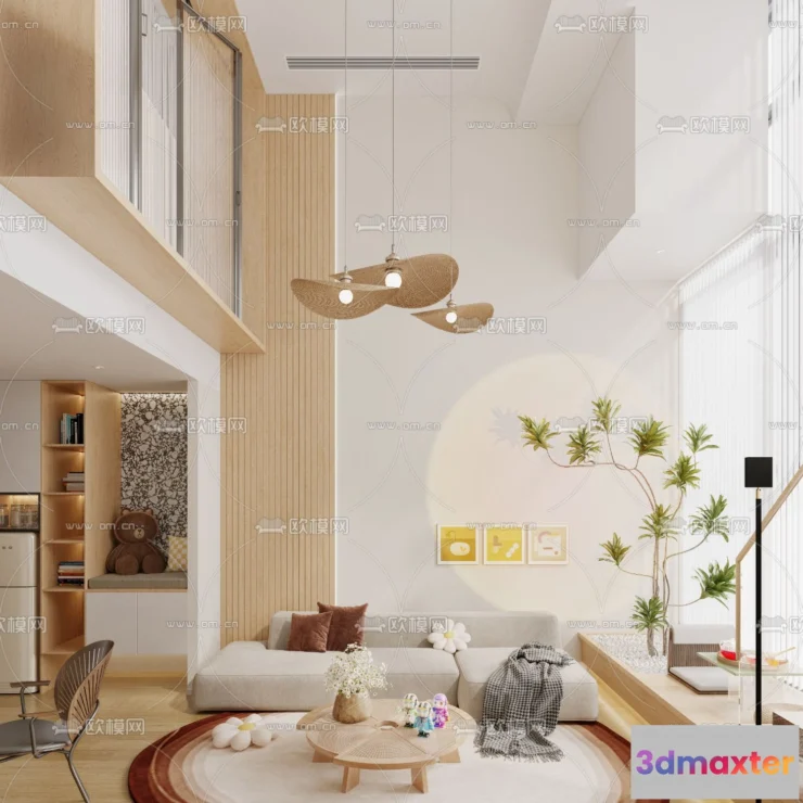 1238206 - 3D SCENES - APARTMENT - CORONA - 3D MODEL - 227