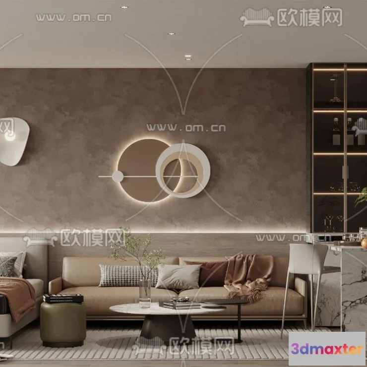 1238208 - 3D SCENES - APARTMENT - CORONA - 3D MODEL - 228