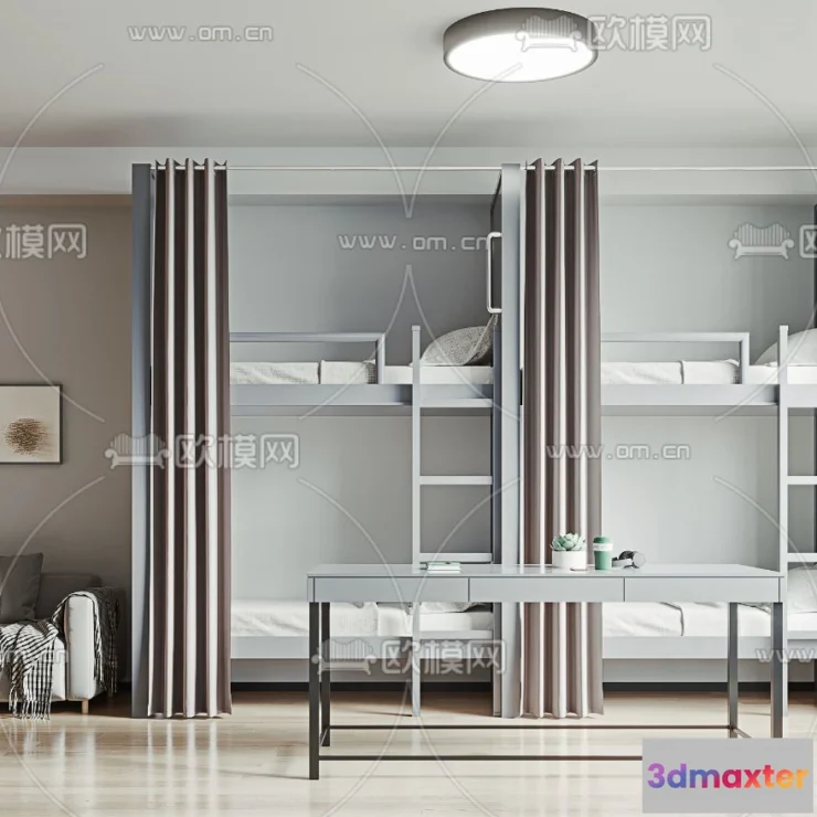 1238212 - 3D SCENES - APARTMENT - CORONA - 3D MODEL - 230