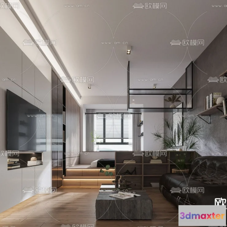 1238214 - 3D SCENES - APARTMENT - VRAY  CORONA - 3D MODEL - 231