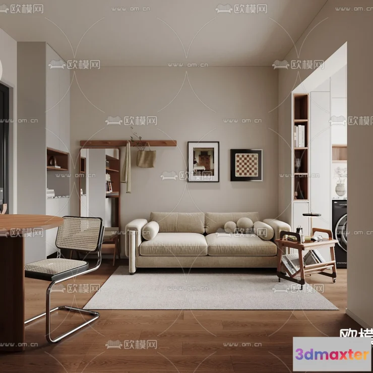 1238248 - 3D SCENES - APARTMENT - CORONA - 3D MODEL - 248