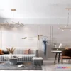 1370084 - Living Room and Dining Room - 3D Interior Scene - 3D Models - 150 3D Max