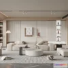 1374500 - Living Room and Dining Room - 3D Interior Scene - 3D Models - 217 3D Max
