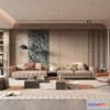 1377003 - Living Room and Dining Room - 3D Interior Scene - 3D Models - 254 3D Max