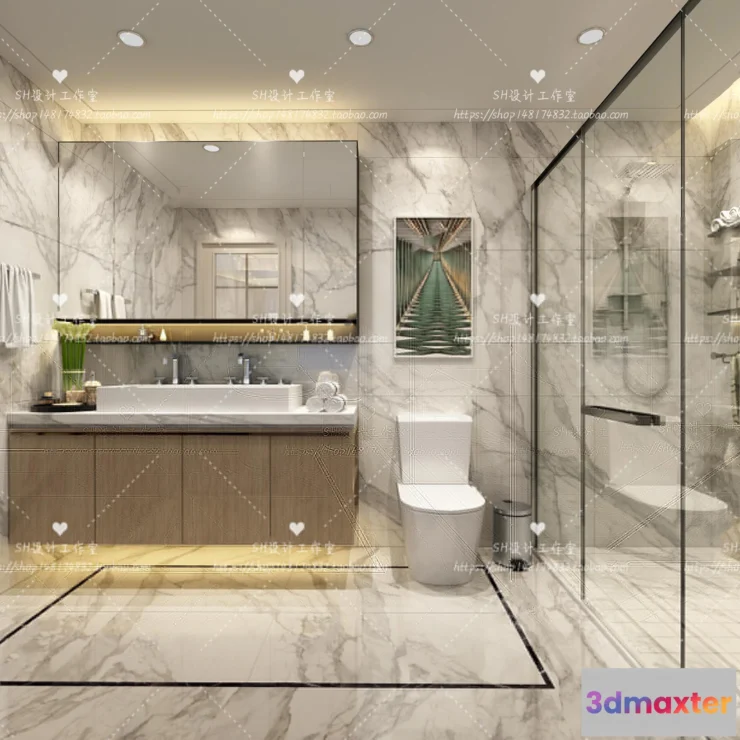 1112900 - BATHROOM 3D SCENES - VRAY RENDER - 04