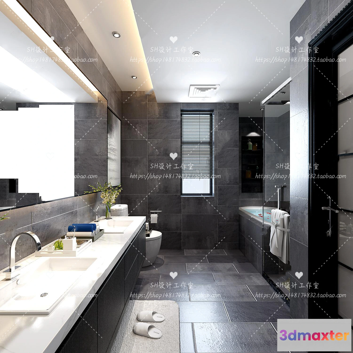 1112902 - BATHROOM 3D SCENES - VRAY RENDER - 05