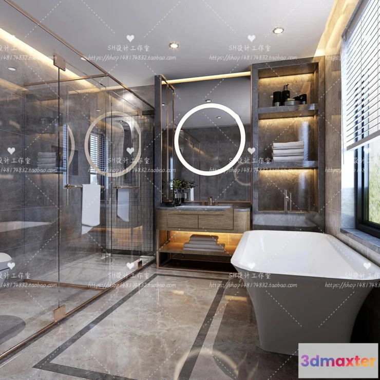 1112908 - BATHROOM 3D SCENES - VRAY RENDER - 08