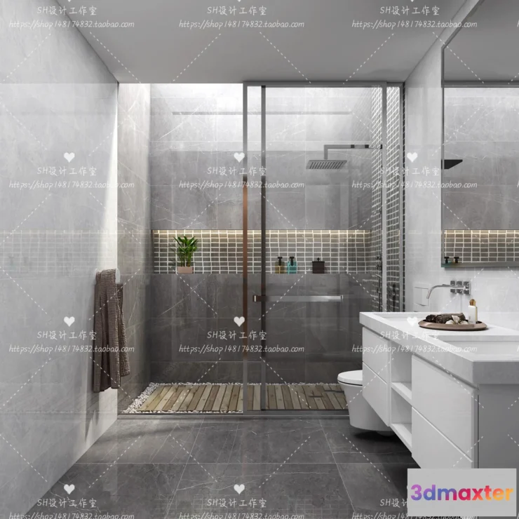 1112920 - BATHROOM 3D SCENES - VRAY RENDER - 13