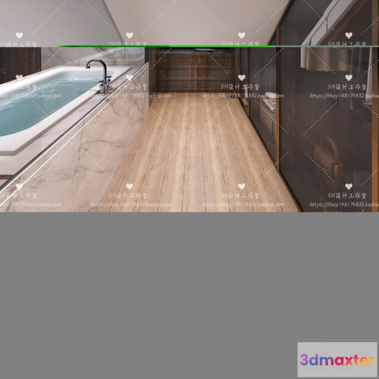 1112934 - BATHROOM 3D SCENES - VRAY RENDER - 20