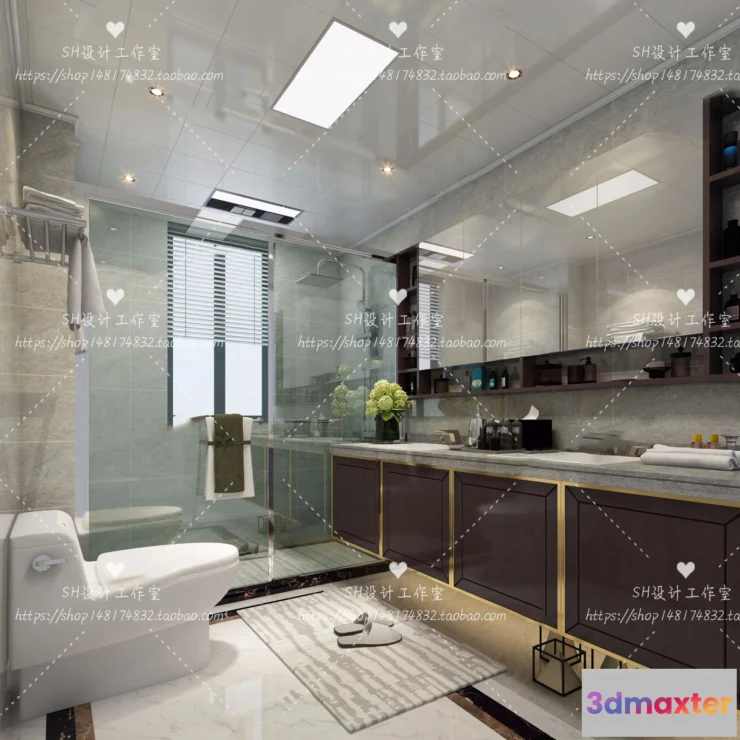 1112936 - BATHROOM 3D SCENES - VRAY RENDER - 21