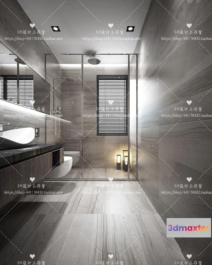 1112940 - BATHROOM 3D SCENES - VRAY RENDER - 23
