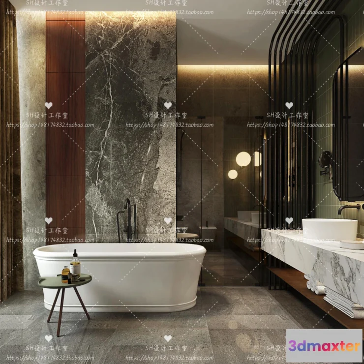 1112944 - BATHROOM 3D SCENES - VRAY RENDER - 25