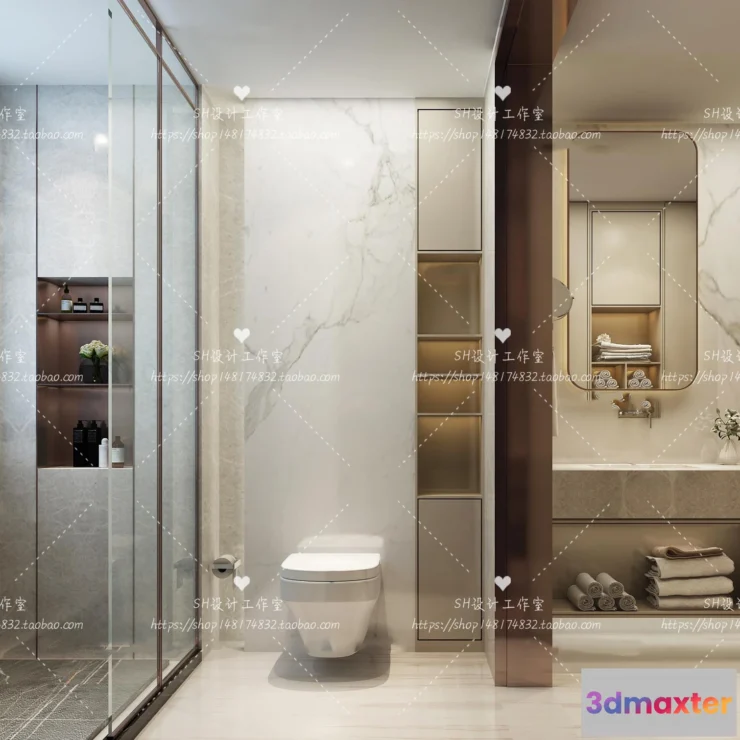 1112954 - BATHROOM 3D SCENES - VRAY RENDER - 30