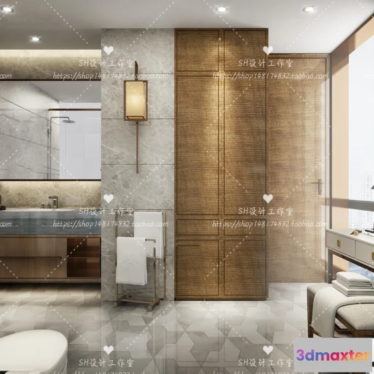 1112974 - BATHROOM 3D SCENES - VRAY RENDER - 40