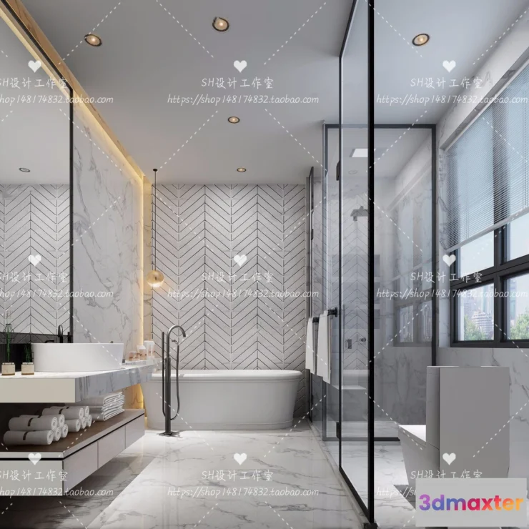 1112986 - BATHROOM 3D SCENES - VRAY RENDER - 46