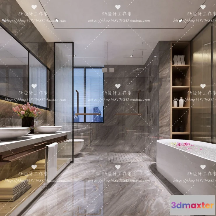 1112992 - BATHROOM 3D SCENES - VRAY RENDER - 49