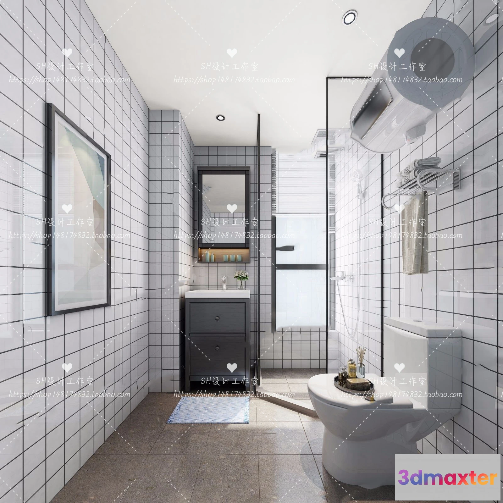 1113004 - BATHROOM 3D SCENES - VRAY RENDER - 55
