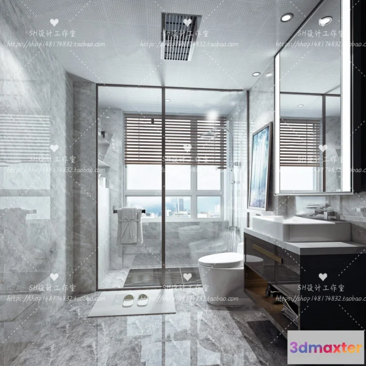 1113024 - BATHROOM 3D SCENES - VRAY RENDER - 65