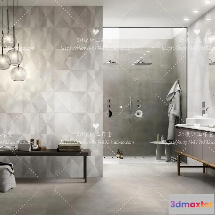 1113032 - BATHROOM 3D SCENES - VRAY RENDER - 69