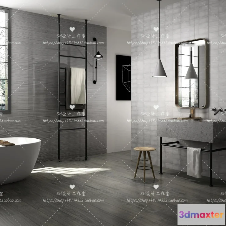 1113044 - BATHROOM 3D SCENES - VRAY RENDER - 75