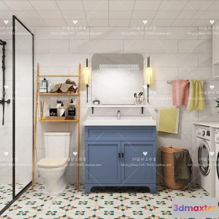 1113048 - BATHROOM 3D SCENES - VRAY RENDER - 77