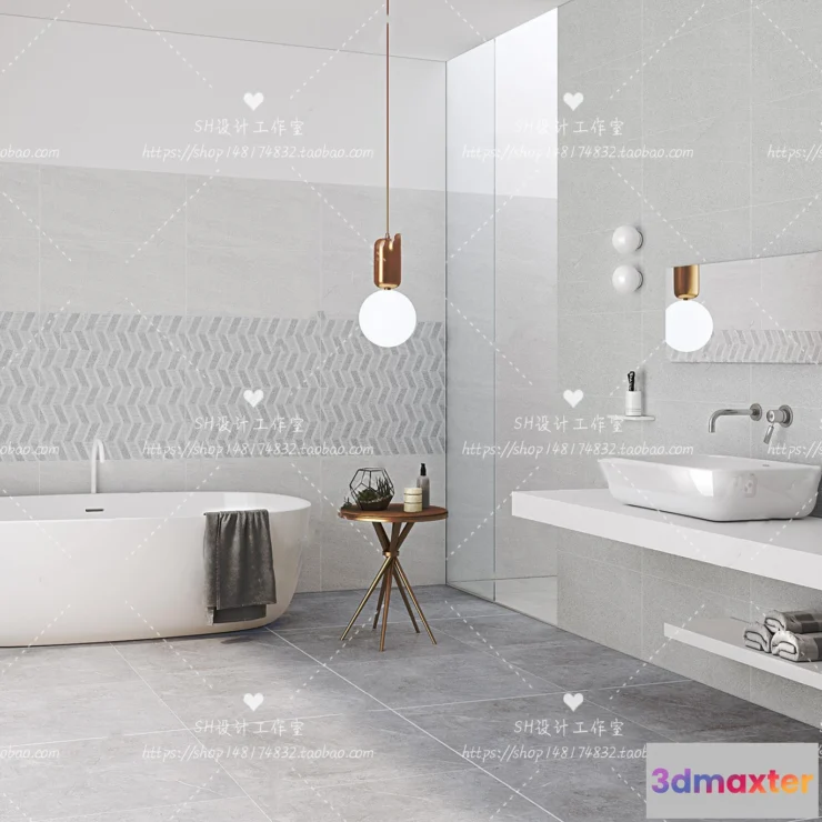 1113054 - BATHROOM 3D SCENES - VRAY RENDER - 80