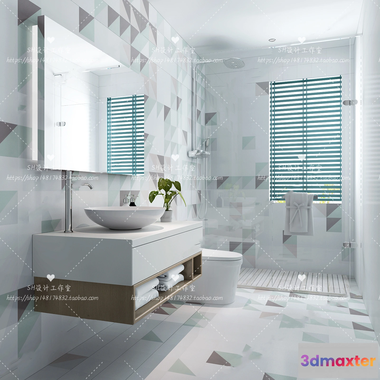 1113060 - BATHROOM 3D SCENES - VRAY RENDER - 83