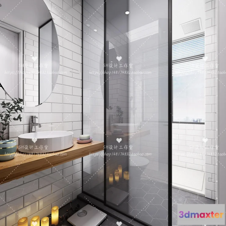 1113066 - BATHROOM 3D SCENES - VRAY RENDER - 86