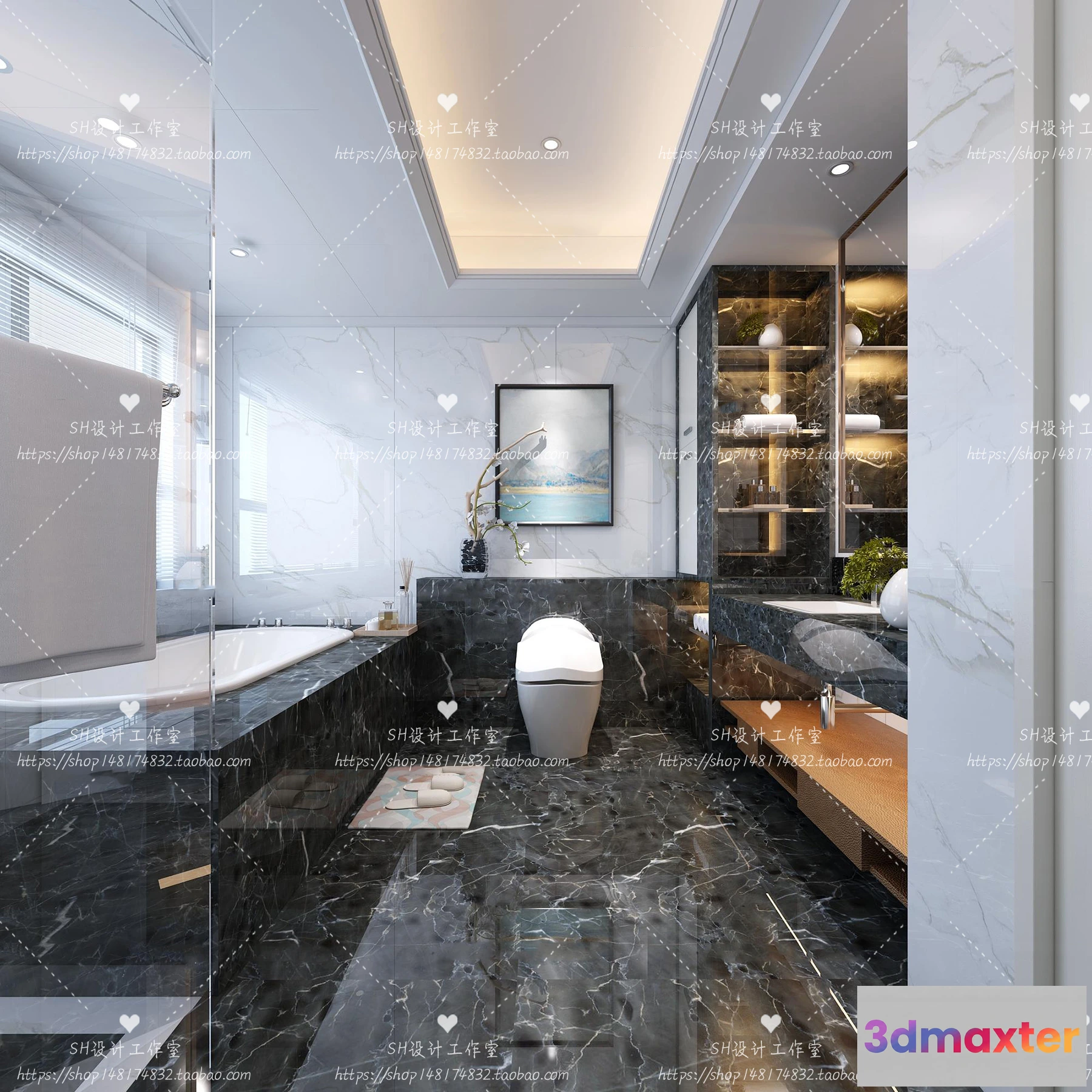 1113088 - BATHROOM 3D SCENES - VRAY RENDER - 97