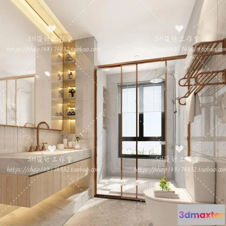 1113092 - BATHROOM 3D SCENES - VRAY RENDER - 99