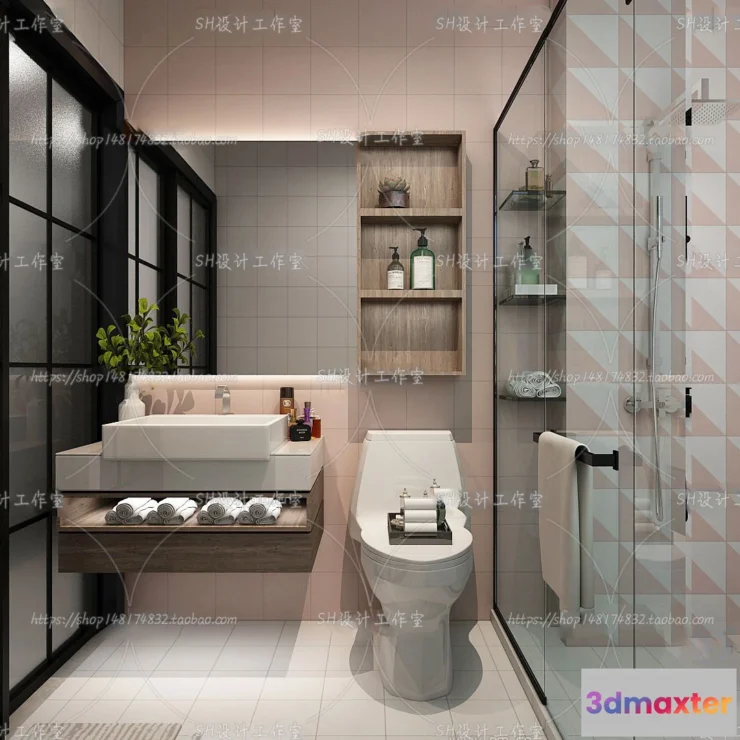 1113104 - BATHROOM 3D SCENES - VRAY RENDER - 106