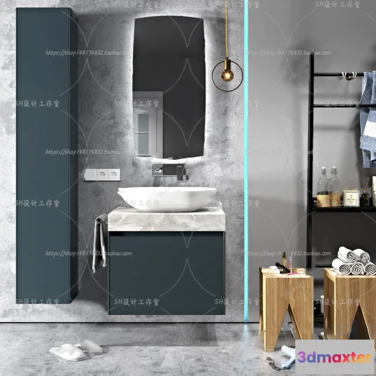 1113118 - BATHROOM 3D SCENES - VRAY RENDER - 113