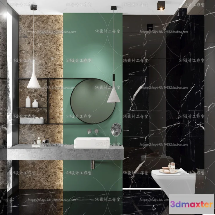 1113120 - BATHROOM 3D SCENES - VRAY RENDER - 114