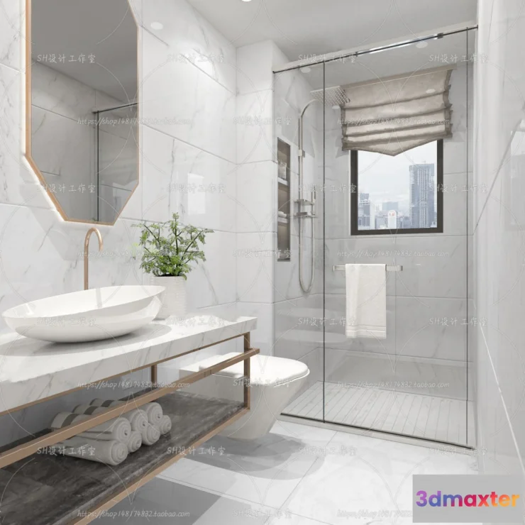 1113128 - BATHROOM 3D SCENES - VRAY RENDER - 118