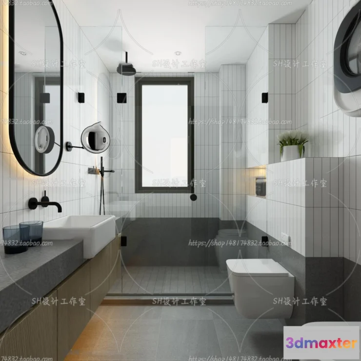1113150 - BATHROOM 3D SCENES - VRAY RENDER - 129