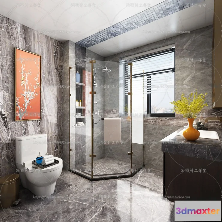 1113160 - BATHROOM 3D SCENES - VRAY RENDER - 134